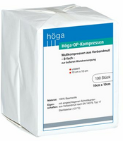 HÖGA-KOMPRESSEN OP 10x10 cm unsteril 8fach